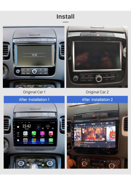 Vw Touareg 2011-2017 Multimedya Navigasyon Usb Kamera Carplayer fiyatları