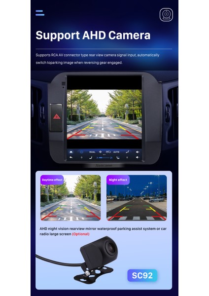 Kıa Sportage Low 2011-2016 Multimedya Navigasyon Usb Kamera Carplayer 4 Ram