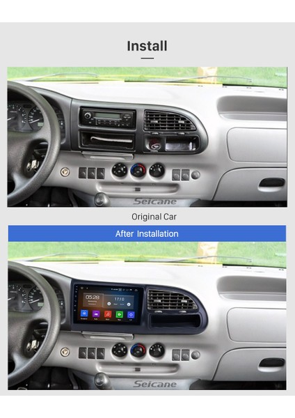 Ford Transit 2009-2015 Multimedya Navigasyon Usb Kamera Carplayer 4 Ram