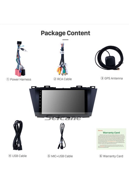 Mazda 5 2011+ Multimedya Navigasyon Usb Kamera Carplayer 6 Ram modelleri