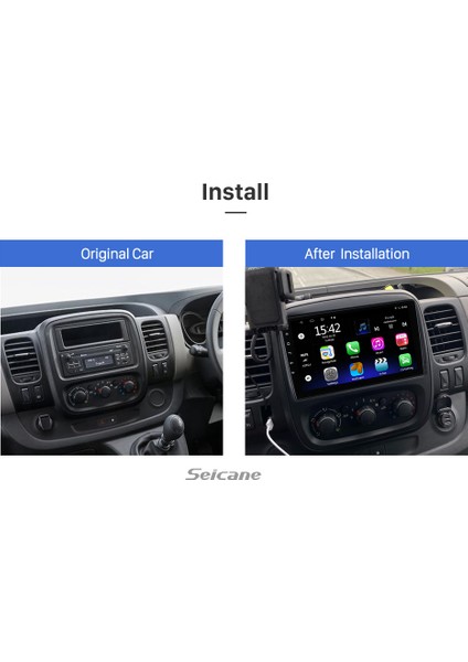 Renault Trafıc 2015+ Multimedya Navigasyon Usb Kamera Carplayer 6 Ram
