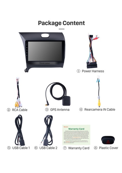 Kıa Cerato K3 2012-2018 Multimedya Navigasyon Usb Kamera Carplayer