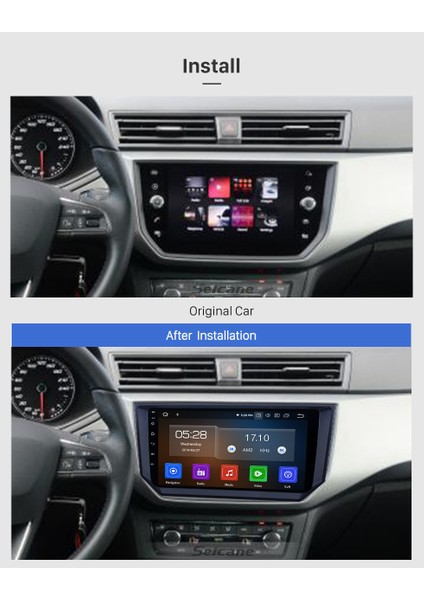 Seat Ibıza 2018+ Multimedya Navigasyon Usb Kamera Carplayer 6 Ram