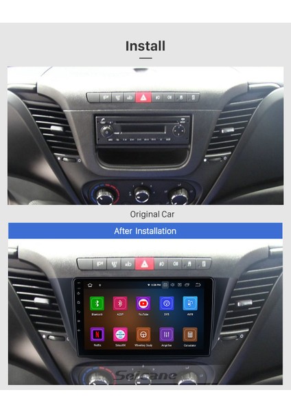 Iveco Daıly 2014+ Multimedya Navigasyon USB Kamera Carplayer 4 Ram