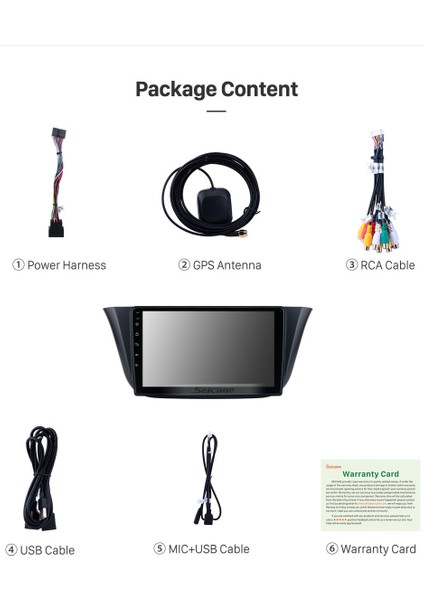 Iveco Daıly 2014+ Multimedya Navigasyon USB Kamera Carplayer 4 Ram