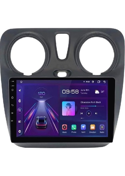 Dacıa Dokker 2012-2020 Multimedya Navigasyon Usb Kamera Carplayer 6 Ram