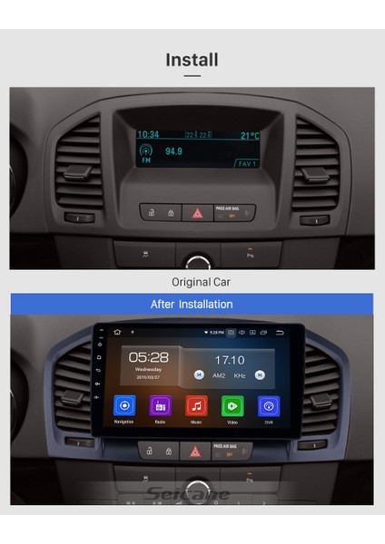 Opel Insıgnıa 2009-2012 Multimedya Navigasyon Usb Kamera Carplayer 4 Ram