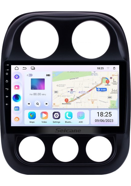 Jeep Compass 2010-2014 Multimedya Navigasyon USB Kamera Carplayer 6 Ram