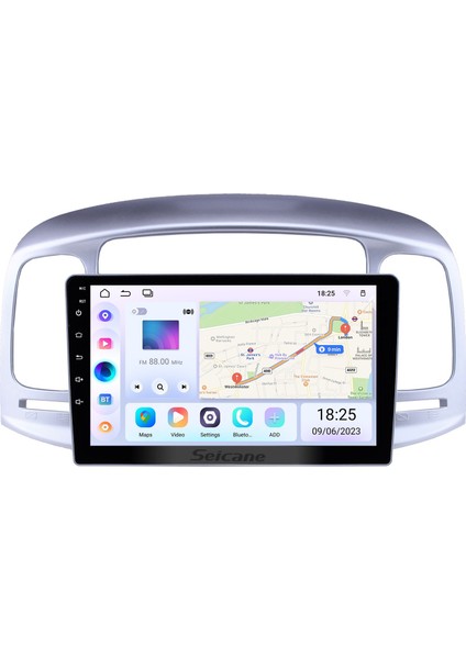 Hyundaı Accent 2009+ Multimedya Navigasyon USB Kamera Carplayer 6 Ram