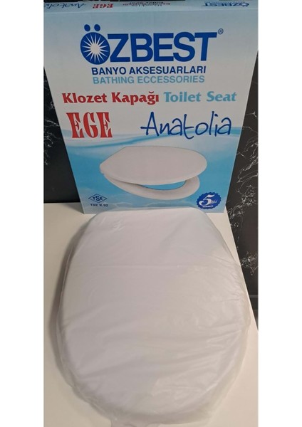 Özbest Ege Anatolia ( Akdeniz ) ( 36 x 43 cm ) Normal Kapanan Plastik Klozet Kapağı fiyatları