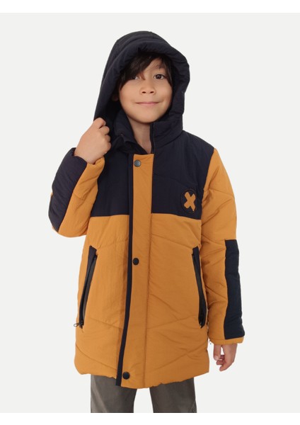 Hardal- Laci Su Geçirmez Parçalı Elyaflı Unisex Çocuk Mont fiyatları