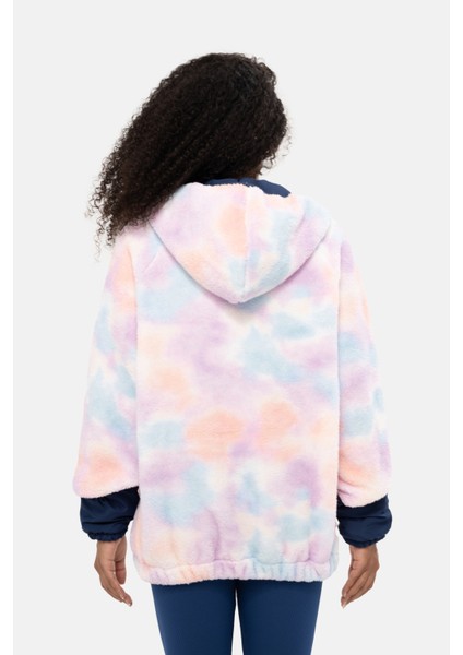 Oversize Peluş Welsoft Yarım Fermuarlı Kadın Sweatshirt indirimleri