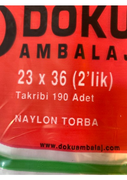 Naylon Torba 2'lik