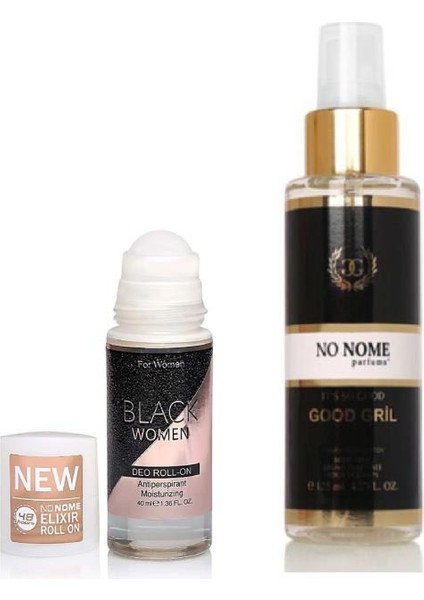 Deo Roll-On Black Women 40 ml & Good Girl Body Sprey 125 ml 2'li Set