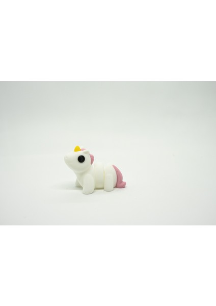 Unicorn 3D Hareketli Model Pembe