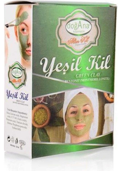 Yeşil Kil Öğütülmüş Doğal Saf Naturel 250 gr