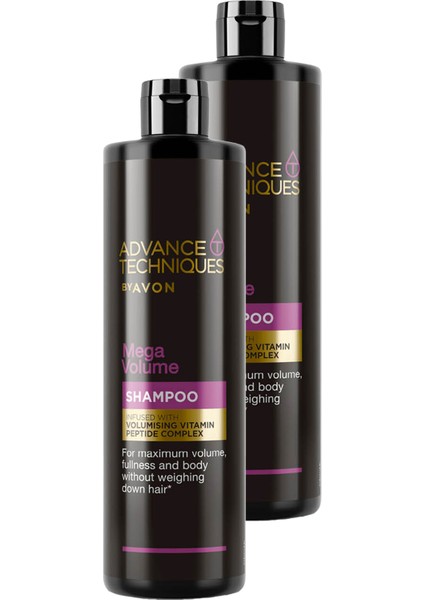 Advance Techniques Mega Volume Hacim Veren Şampuan 400 Ml. Ikili Set