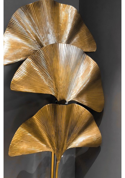 Harikabirev|siyah-Gold Renk Sevilen Çiçek ve Yaprak Kombin |çerçeveli Cam Tablo 3lü Dikey fırsatları