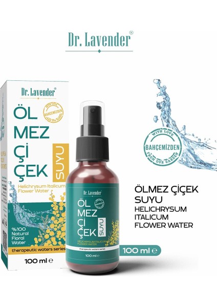 Ölmez Çiçek Suyu Anti-Aging & Cilt Bakım, Saç Bakım Yaşlanma Karşıtı Altın Otu Suyu 100 ml