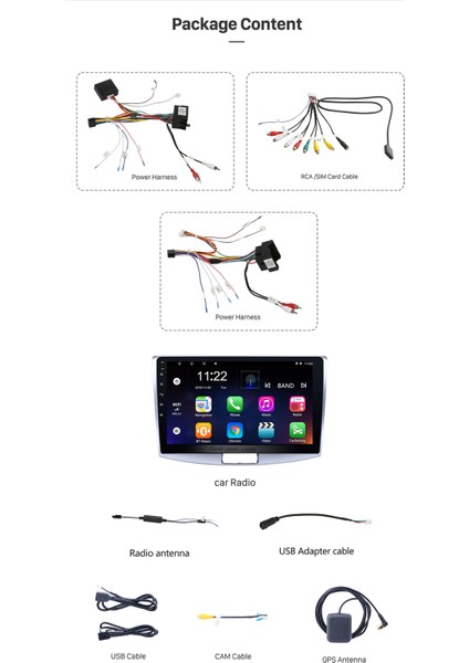 Vw Passat B7/Cc 2012+ Multimedya Navigasyon Usb Kamera Carplayer
