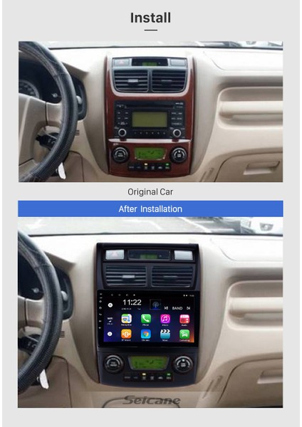 Kıa Sportage Dijital / Manuel 2007-2010 Multimedya Navigasyon Usb Kamera Carplayer 4 Ram