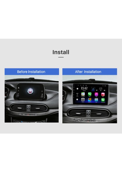 Fıat Egea 2016-2020 Multimedya Navigasyon USB Kamera Carplayer 4 Ram