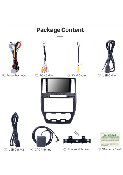 Land Rover Freelander 2 2006-2012 Multimedya Navigasyon Usb Kamera Carplayer 4 Ram
