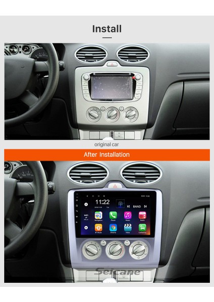 Ford Focus 2 Manuel 1999-2008 Multimedya Navigasyon Usb Kamera Carplayer 4 Ram