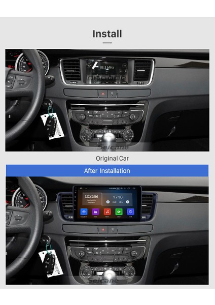 Peugeot 508 2011-2017 Multimedya Navigasyon USB Kamera Carplayer 4 Ram