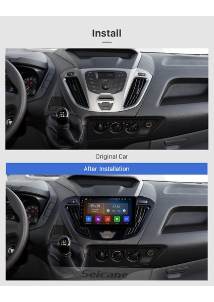 Ford Tourneo 2017+ Multimedya Navigasyon Usb Kamera Carplayer 4 Ram