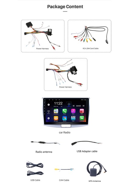 Vw Passat B7/Cc 2012+ Multimedya Navigasyon Usb Kamera Carplayer 6 Ram
