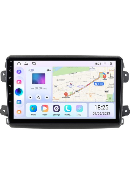 Fıat Ducato 2021-2023 Multimedya Navigasyon USB Kamera Carplayer 6 Ram