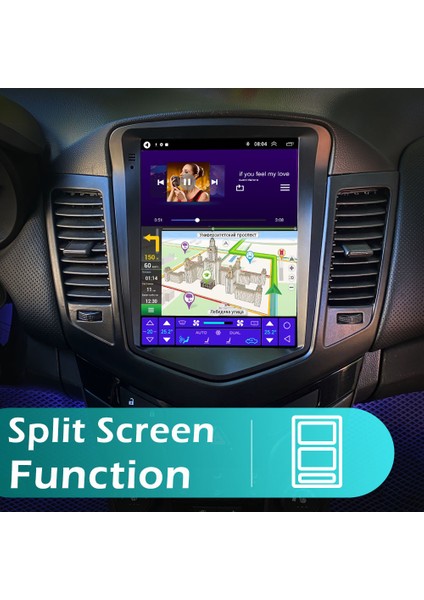 Chevrolet Cruze Tesla 2015+ Multimedya Navigasyon Usb Kamera Carplayer 6 Ram