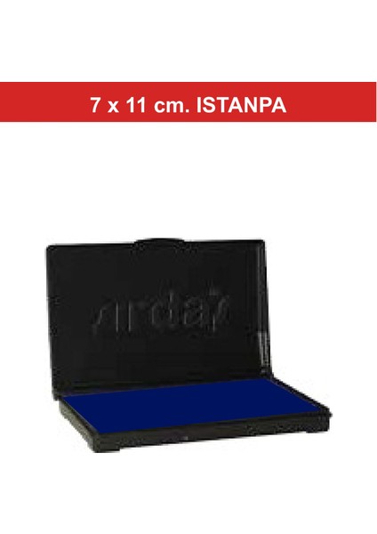 952 Istanpa 7X11 Cm. Mürekkepli - (Mavi)