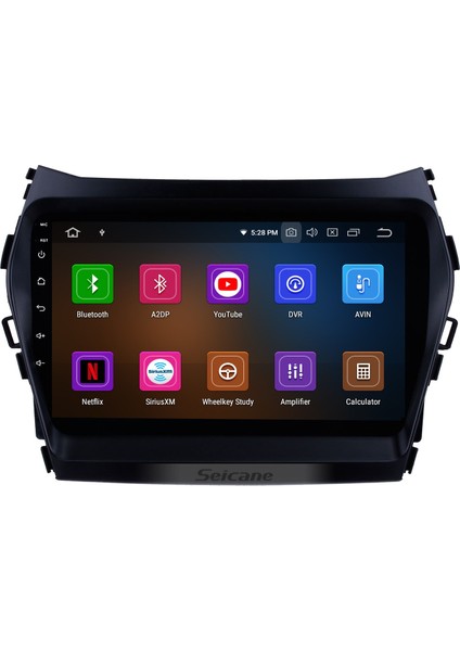 Hyundaı Santafe 2013-2016 Multimedya Navigasyon Usb Kamera Carplayer 4 Ram
