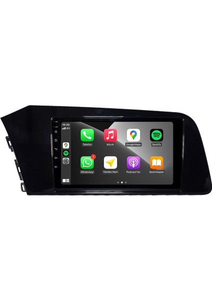 Hyundaı Elentra 2021+ Multimedya Navigasyon USB Kamera Carplayer 4 Ram