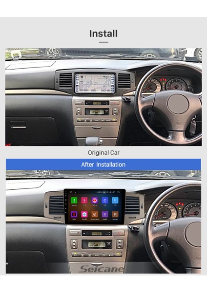 Toyota Corolla 2007+ Multimedya Navigasyon Usb Kamera Carplayer 4 Ram