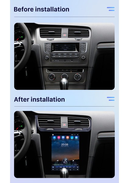 Golf 7 Tesla 2014-2018 Multimedya Navigasyon Usb Kamera Carplayer 6 Ram