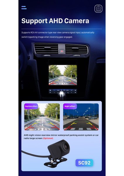 Golf 7 Tesla 2014-2018 Multimedya Navigasyon Usb Kamera Carplayer 6 Ram