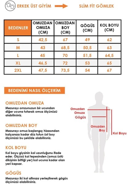 Flex Slim Fit Yumuşak Teri Emen Kolay Ütü Nefes Alan Erkek Gömlek