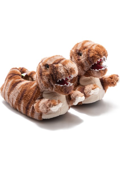 Trek Çocuk Hayvanlı Panduf Kahverengi 30/37 indirimleri