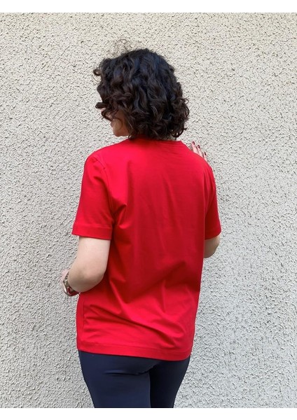 Pamuklu Kısa Kol Basic Tshirt