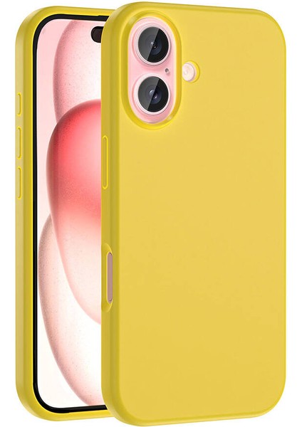 Apple iPhone 16 Plus Kılıf Darbe Emici Yumuşak Tpu Leke Tutmaz Silinebilir Magsafe Silikon Kapak