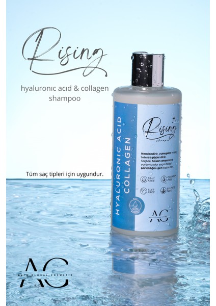 Shampoo Rising Hyaluronic Acid & Collagen Şampuan