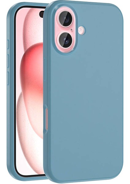 iPhone 16 Plus Kılıf Darbe Emici Yumuşak Tpu Leke Tutmaz Silinebilir Magsafe Silikon Kapak