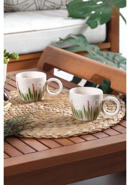 Bow | El Yapımı Seramik Kupa Fincan Bardak Mug Seramik Double Türk Kahve Fincanı modelleri