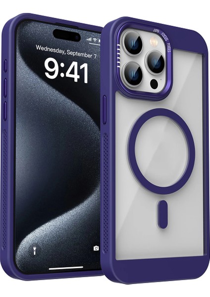 iPhone 12 Pro Max Uyumlu Magsafe Destekli Kamera Koruma Çerçeveli Darbe Emici Ultra Premium Kılıf