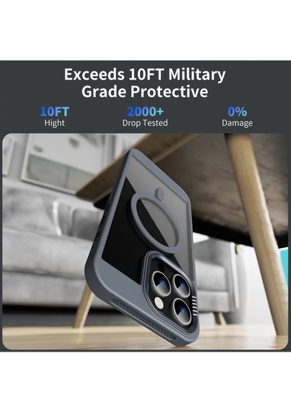 iPhone 14 Pro Max Uyumlu Magsafe Destekli Kamera Koruma Çerçeveli Darbe Emici Ultra Premium Kılıf fiyatları