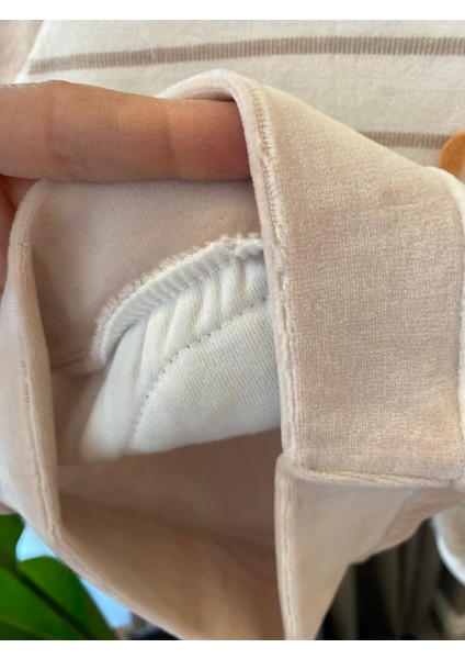 Babyaden Peluş Geyikli Cep / Kar Tanesi Nakışlı Yeni Yıl Noel Yılbaşı Erkek Bebek Kadife Tulum Takım indirimleri