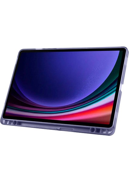 Samsun Galaxy Tab S10 + Plus Kılıf Standlı Kapaklı Kalem Bölmelli Silikonlu Kırılmaz